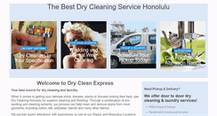 Desktop Screenshot of drycleanexpress.com